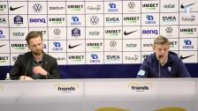Tränarnas presskonferens efter 1-1 borta mot AIK