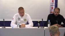 Se presskonferensen efter förlusten mot Häcken